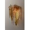 Maxim Lighting Majestic 3-Light 10.5" Wide Gold Leaf Wall Sconce 32322CLCMPGL - alternate 3